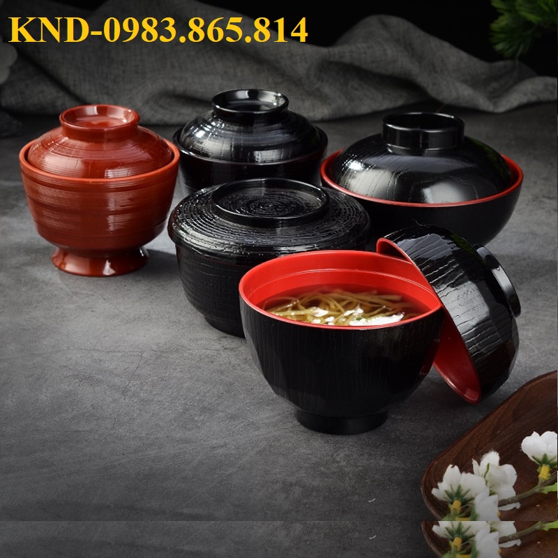 bát soup miso có nắp, bát soup nhà hàng,